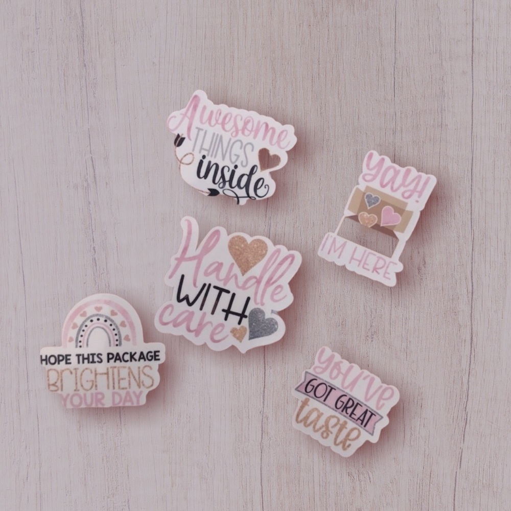 100 Shipping Stickers